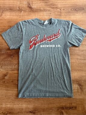 Charlie Hustle Boulevard Brewing Gray Short Sleeve Tee